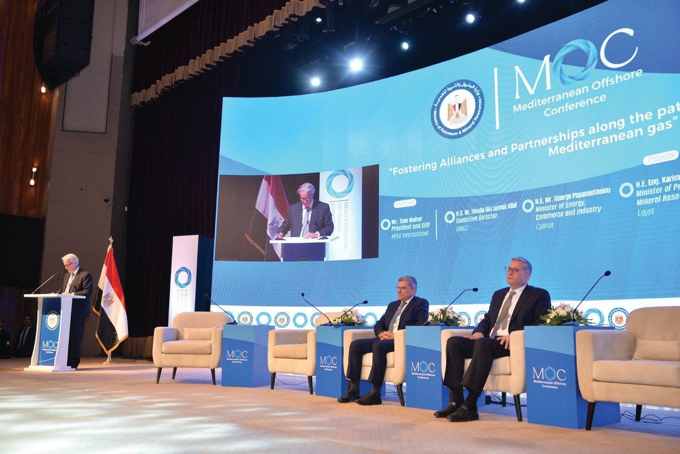 Leadership panel on alliances and partnerships along the path of Mediterranean gas